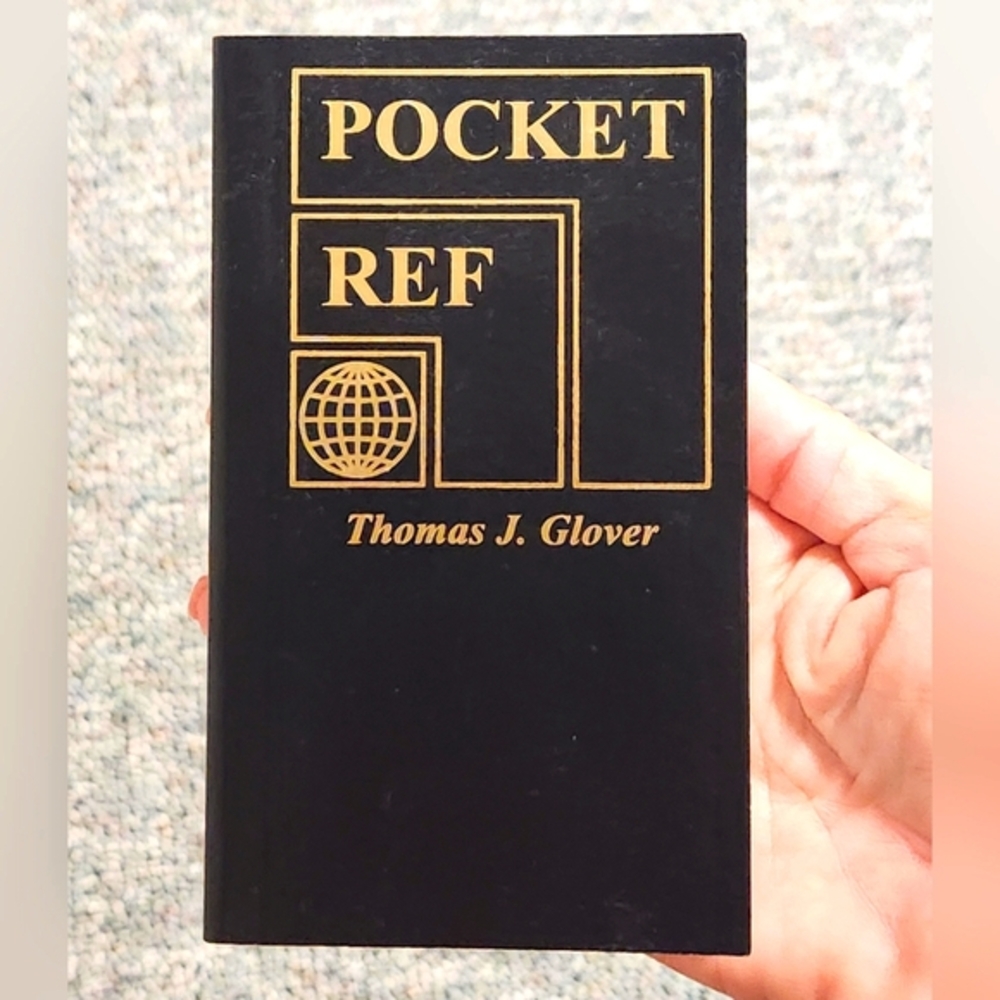 Pocket Ref Book by Thomas J Glover 3rd Edition